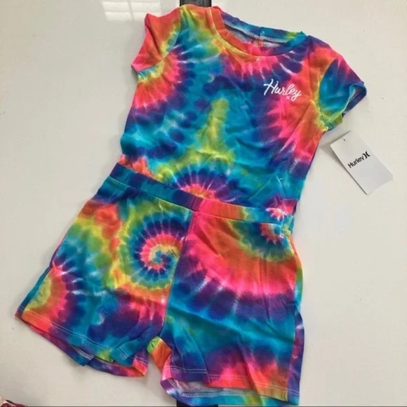 Hurley Other - Hurley colorful active jumpsuit outfit 5036
